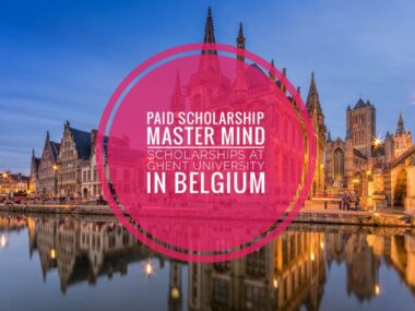 Ghent University Mastermind Scholarship 2024/25